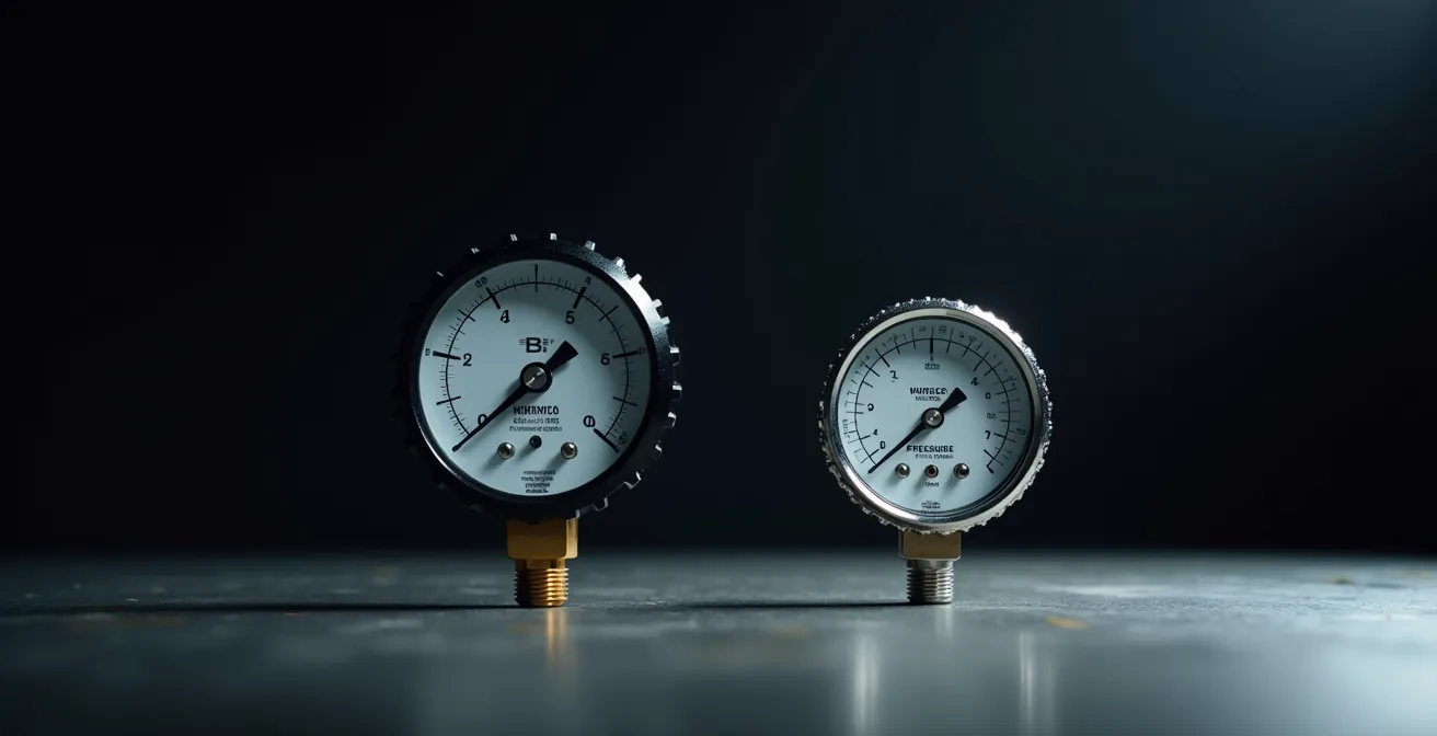 Manomètre digital de précision pour contrôle de pression des pneus vélo